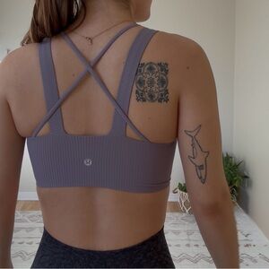 lululemon athletica Lavender Strappy Sports Bra